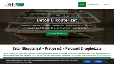 BETONDAB Construct - Beton Elicopterizat